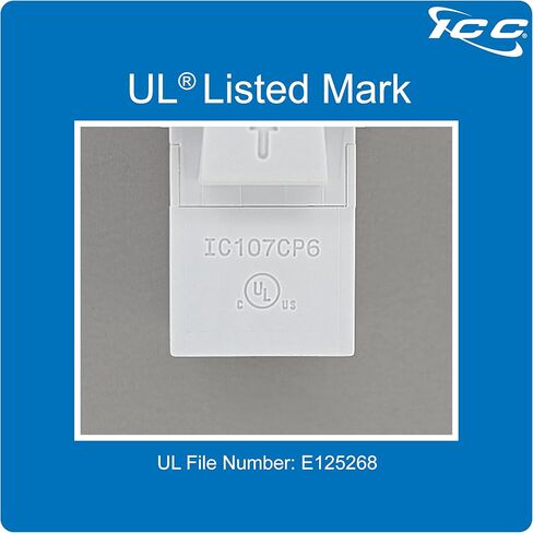 ICC CAT6 RJ45 Keystone Coupler for HD Style, Black, Single in Saudi Arabia