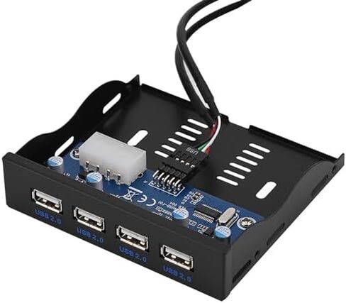 Frt Frt 15×11×3 Usb2.0 اللوحة الأمامية المرنة 3.5 خليج مرن 9 دبوس إلى 4 واجهة USB 2.0 Hub الكمبيوتر اللوحة الأمامية USB محول اللوحة الأمامية in Kuwait