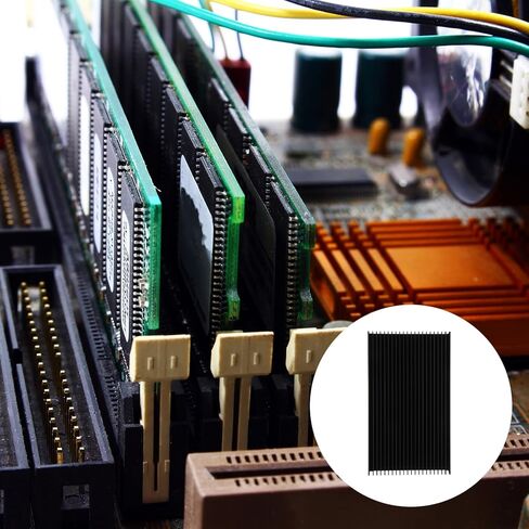 BESPORTBLE Aluminum Heat Sink Chip Radiator 69x27x120mm High Efficiency Cooling Fin for Electronic Components Black Suitable for Led, Ic, Semiconductor Cooling in Computer and Router in Kuwait