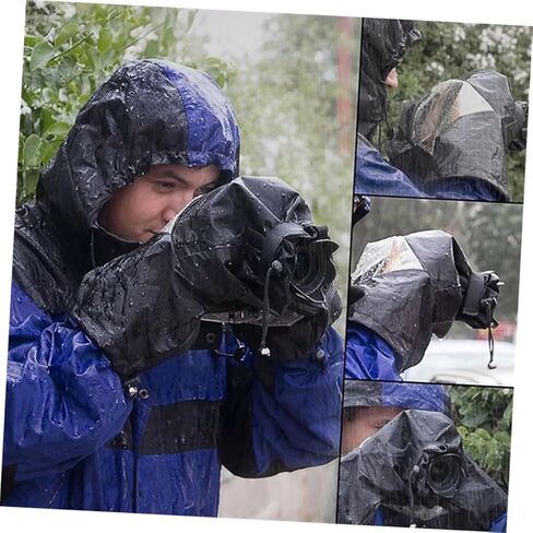 Homoyoyo Professional Waterproof Camera Rain Cover with Lens Protection for Outdoor Photography DSLR and Mirrorless Cameras, Dustproof Raincoat Sleeve Suitable for Hunting and Bird Watching in Saudi Arabia