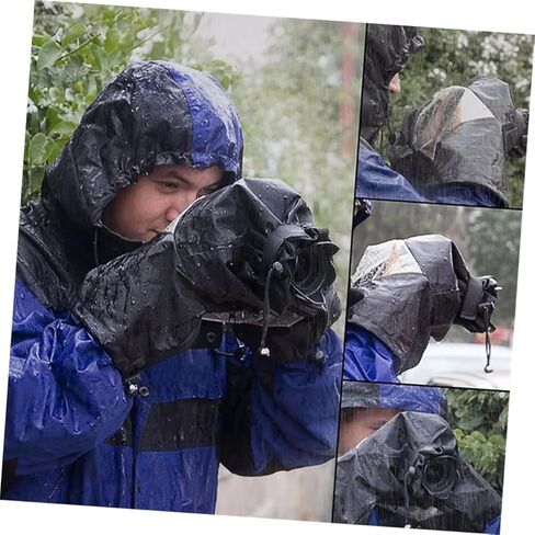 Zerodeko غطاء المطر للكاميرا المقاومة للماء DSLR ملحقات التصوير الفوتوغرافي مع معطف واق من المطر مقاوم للغبار للصيد في الهواء الطلق ومشاهدة الطيور، in Kuwait