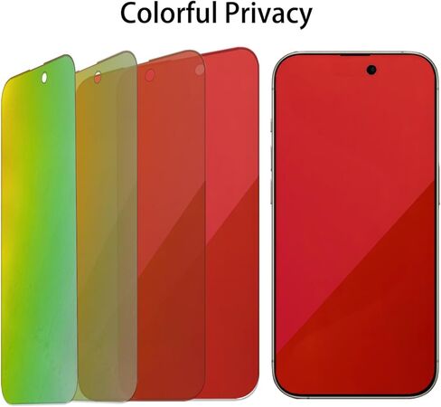2 حزمة من الزجاج المقسى المضاد للخصوصية باللون الأزرق لهاتف iPhone 17 Pro Max واقي شاشة مضاد للتجسس مضاد للرؤية متدرج ملون 6.9 بوصة in Saudi Arabia