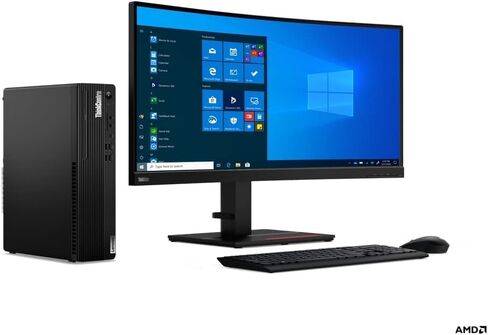 كمبيوتر مكتبي صغير Lenovo ThinkCentre M70s، Intel i5-12400 6-Core، Intel Iris Xe Graphics، 16 جيجا DDR4 2 تيرابايت M.2 SSD، DP، Win10 Pro in Kuwait