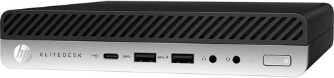 كمبيوتر HP EliteDesk 800 G5 المكتبي الصغير، Intel Six Core i7 9700T 2.0 جيجا هرتز، ذاكرة الوصول العشوائي DDR4 سعة 32 جيجابايت، 512 جيجابايت NVMe M.2 SSD، USB من النوع C، WiFi، Windows 11 Pro (متجدد) in Kuwait