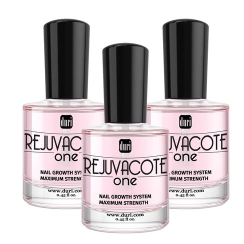 duri Rejuvacote 1 Nail Growth System - Original Maximum Strength Formula - Nail Strengthener and Nail Growth - Base and Top Coat - Pack of 3-0.45 fl. oz. in Kuwait