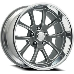 Wheel Co. R101 Laguna Wheel, Texture Gun Metal Center Milled Window Diamond Cut Lip, Size: 20x8, Bolt Circle: 5x120.7 (1mm Offset) in Saudi Arabia