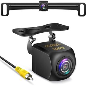 كاميرا احتياطية للسيارة Redmaple، زاوية معدنية واسعة AHD 1080P، مجال رؤية 170 درجة، رؤية ليلية، كاميرا عكسية مقاومة للماء IP69 للسيارة SUV RV مع تركيب على السطح in Kuwait