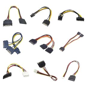 1 قطعة SATA كابل إمداد الطاقة ذكر أنثى Sata إلى PH2.0/XH2.54/VH3.96 IDE 4P القرص الصلب كابل إمداد الطاقة سلك مهايئ in Kuwait
