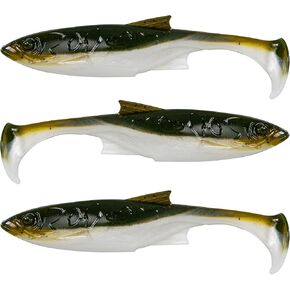Soft Plastic Swimbaits Kit 4.33in | 1⁄2oz, Soft and Durable PVC Minnow Bait, Versatile Rigs for Freshwater & Saltwater Fishing (Includes Bonus Hooks, Nail Weights & Spinner Blades) in Saudi Arabia