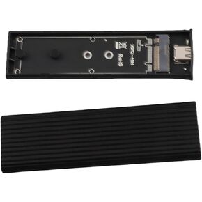 محول حاوية Drfeify M.2 NGFF SSD مع غلاف من الألومنيوم عالي السرعة لنظام التشغيل OS X أسود من النوع C، ملحقات الكمبيوتر التوصيل والتشغيل in Kuwait