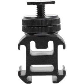 Veemoon Hot Shoe Mount Adaptor دعامة حذاء فلاش ثلاثية الرأس لجهاز كاميرا DSLR متوافق مع حامل الضوء وحامل برغي ثلاثي القوائم لمعدات التصوير الفوتوغرافي in Kuwait