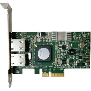 بطاقة شبكة جيجابت ثنائية المنفذ BCM5709 F169G لشريحة bcm5709C كاملة الارتفاع G218C 0F169G PCI-E X4 X8 X16 (مع حاجز قصير) in Kuwait