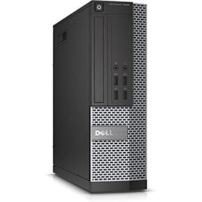 2018 Dell Optiplex 7020 كمبيوتر مكتبي صغير الحجم (Intel Core i5-4570 3.2 جيجا هرتز حتى 3.6 جيجا هرتز، 8 جيجا بايت DDR3 RAM، 3 تيرابايت، DVD-ROM، USB_WIFI، Windows 10 Pro 64 بت) (متجدد) in Kuwait
