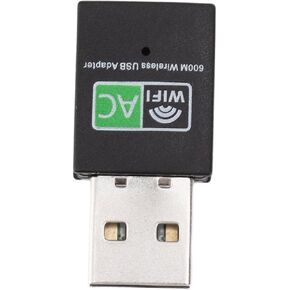 Vikye 600M High Speed USB WiFi Adapter for PC, Dual Band Plug and Play, Stable and Fast Connection in Kuwait