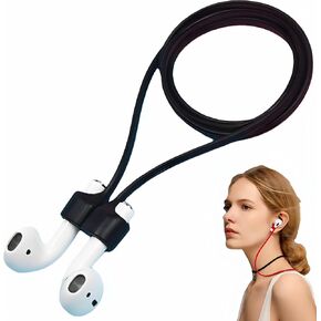 أشرطة مغناطيسية مضادة للفقد لأجهزة AirPods، حبل رياضي من السيليكون الناعم الملون، حبل حبل للرقبة in Kuwait