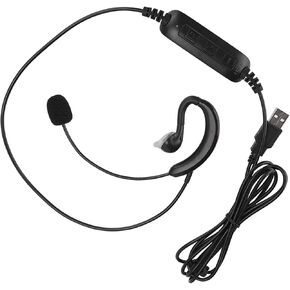 Keenso USB EarHook Headset Suitable for Skype/QQ/MSN Online Language Chat Signal to Noise Ratio gt; 58dB in Kuwait