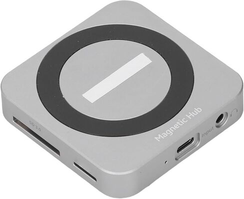 NVME Magnetic SSD Enclosure with 100W PD Charging, 4K HD USB3.2 Hub, 10Gbps M.2 Adapter, for NVMe in Saudi Arabia