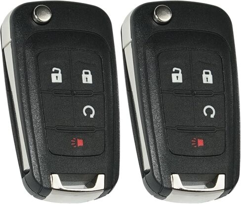 MechanMagic Key Fob Replacement Fits for Chevrolet Equinox 2010-2019 Impala 2016-2019 Sonic 2012-2017 Buick Encore 2014-2018 GMC Terrain 2010-2021 Keyless Entry Remote Control OHT01060512 V2T01060512 in Saudi Arabia