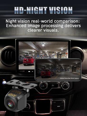 كاميرا احتياطية للسيارة Redmaple، زاوية معدنية واسعة AHD 1080P، مجال رؤية 170 درجة، رؤية ليلية، كاميرا عكسية مقاومة للماء IP69 للسيارة SUV RV مع تركيب على السطح in Kuwait