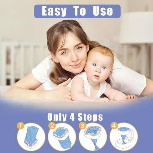 3 عبوات من أكياس إعادة التعبئة المربعة للتخلص من الحفاضات المتوافقة مع حفاضات Gen.ie Compact، اختر (غير مناسبة لسطل الإصدار الكلاسيكي)، تحمل ما يصل إلى 810 حفاضات بحجم حديثي الولادة لكل عبوة. in Kuwait