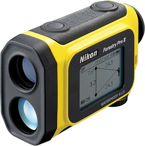 Nikon Forestry Pro II Laser Rangefinder/Hypsometer Bundle with Retractable Rangefinder Tether, Binocular Harness and Lenspen Cleaning System (4 Items) in Saudi Arabia