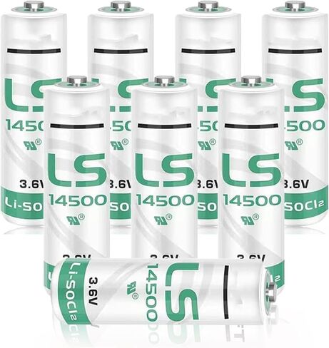[8 عبوات] بطارية 3.6 فولت 2600 مللي أمبير في الساعة LS14500 لبطارية LS 14500 AA مطبقة لاختبار المعدات الإلكترونية الخاصة وما إلى ذلك. in Kuwait