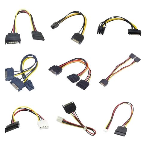 1 قطعة SATA كابل إمداد الطاقة ذكر أنثى Sata إلى PH2.0/XH2.54/VH3.96 IDE 4P القرص الصلب كابل إمداد الطاقة سلك مهايئ in Kuwait