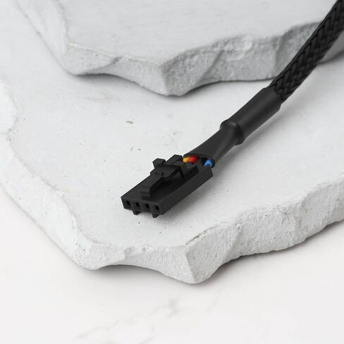 ECSiNG 2 قطعة CRJ Latching 4-Pin Fan محول كابل متوافق مع اللوحات الأم Dell 15 سم in Saudi Arabia