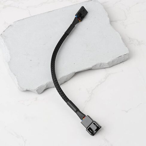 ECSiNG 2 قطعة CRJ Latching 4-Pin Fan محول كابل متوافق مع اللوحات الأم Dell 15 سم in Saudi Arabia
