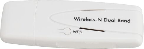 Dpofirs USB Wireless WiFi Adapter, High Speed Network RT3572 Chipset Compact Dual Band Wireless N Adapter 300Mbps in Saudi Arabia