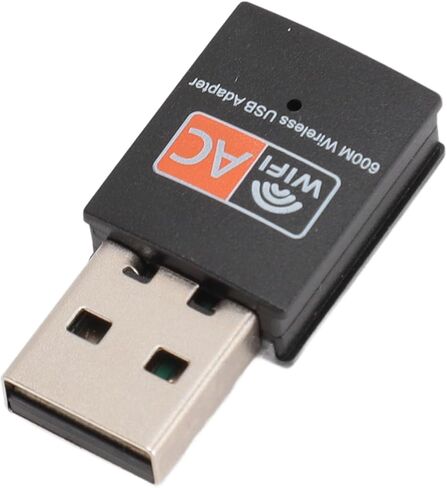 محول واي فاي USB ثنائي النطاق SUNGOOYUE AC600 لجهاز الإرسال والاستقبال اللاسلكي المدمج للكمبيوتر الشخصي لمستخدمي iOS، مادة ABS in Kuwait