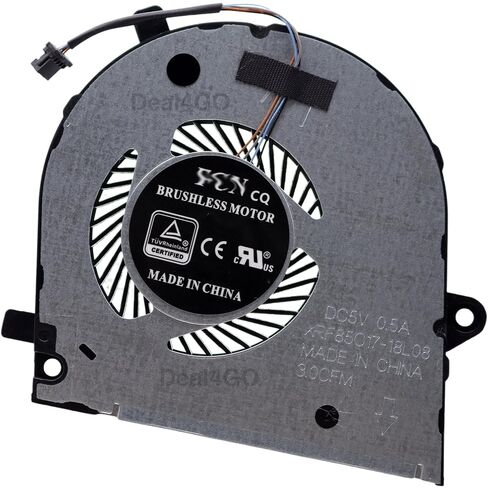 مروحة تبريد وحدة المعالجة المركزية Deal4GO TCV60 0TCV60 بديلة لجهاز Dell Inspiron 13 7391 2 في 1، Latitude 3301، Vostro 5390 5391 in Kuwait