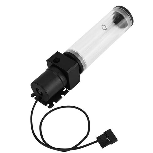 19W 12v CPU Water Cooling Pumpe Reservoir DIY Combo, 800L/H, G 1/4" Thread Port, PC CPU Water Cooling System Heat Exchanger Tool, Transparent Acrylic Material, Easy Install(160mm) in Kuwait
