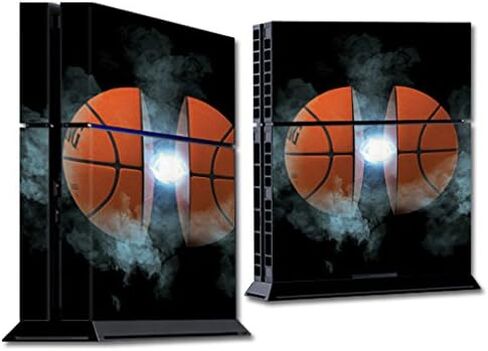MightySkins Skin Compatible with Sony PS4 Console - Basketball Orb | Protective, Durable, and Unique Vinyl Decal wrap Cover | Easy to Apply, Remove, and Change Styles | Made in The USA in Saudi Arabia