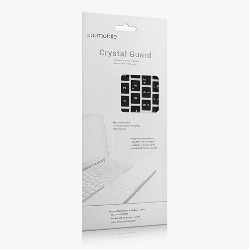 غطاء لوحة المفاتيح kwmobile متوافق مع Apple MacBook Pro 16.2 2024 M4 A3403 / A3186 - QWERTY (إسبانيا) غطاء لوحة المفاتيح من السيليكون - أسود in Kuwait