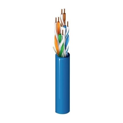 2412 006A1000 فئة 6+ كبل أفقي محسّن بسرعة 350 ميجاهرتز، 4 أزواج، 23 AWG موصلات نحاسية صلبة، U/، Riser-CMR، سترة PVC، أزرق، بكرة في صندوق، 1000 قدم in Kuwait