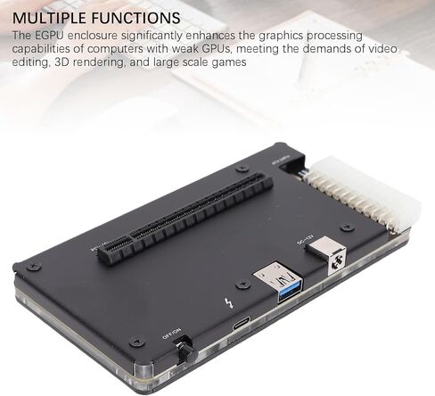 حاوية وحدة معالجة الرسومات الجرافيكية الخارجية، قاعدة توصيل 4 بطاقات رسومات، محطةEGU USB4.0 متوافقة مع فتحة PCIe 16X، لوحدات التحكم المحمولة ببطاقات الرسومات وأجهزة الكمبيوتر المحمولة in Kuwait