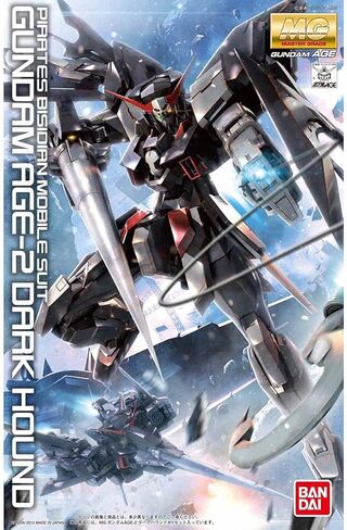MG Mobile Suit Gundam AGE Gundam AGE-2 Dark Hound 1/100 Scale Color Coded Plastic Model in Saudi Arabia