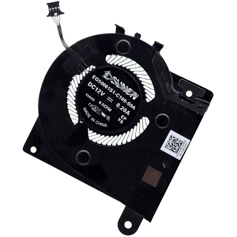 Deal4GO مروحة تبريد وحدة المعالجة المركزية الثانوية الصغيرة J01R0 0J01R0 NP23P 0NP23P بديلة لـ Dell Alienware X17 R1 X17 R2 in Kuwait
