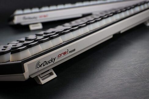 لوحة مفاتيح ميكانيكية Ducky One 2 RGB TKL Pudding Edition RGB LED مزدوجة اللقطة PBT (فضي Cherry MX) in Saudi Arabia