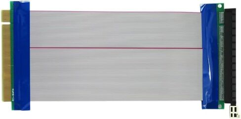 PCI-E Express 16X to 16X Riser Cable Card Extender Flexible Extension Cable in Saudi Arabia