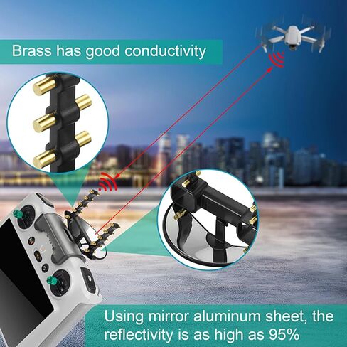 معززات إشارة موسع نطاق الهوائي لملحقات التحكم في الطائرة بدون طيار DJI RC Mini3/Mini3 Pro in Kuwait