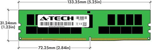 A-Tech 64GB Kit (2x32GB) RAM for ASRock Rack ROMED8-2T | DDR4 3200MHz PC4-25600 ECC RDIMM 2Rx4 Registered Server Memory Upgrade in Saudi Arabia