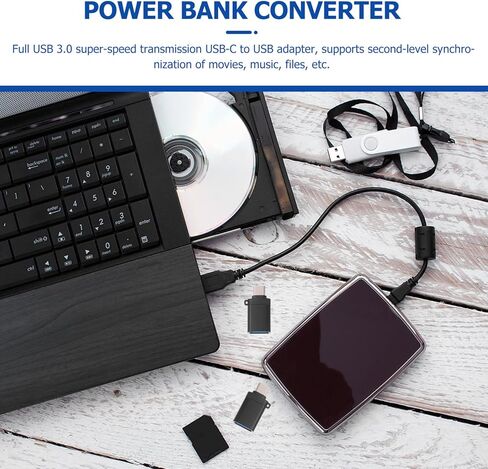 محول USB من النوع C إلى USB 3.0 مع وظيفة OTG محول نقل بيانات عالي السرعة لشحن الهاتف متوافق مع محركات أقراص الماوس ولوحة المفاتيح والأجهزة المحمولة in Kuwait