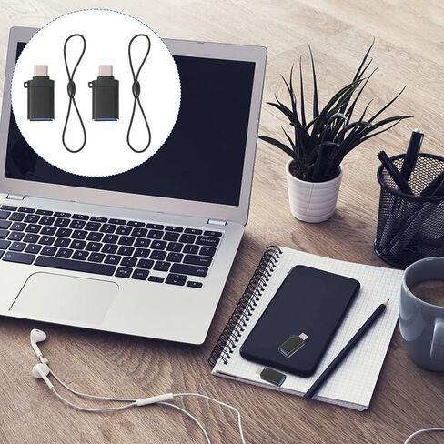 محول USB من النوع C إلى USB 3.0 مع وظيفة OTG محول نقل بيانات عالي السرعة لشحن الهاتف متوافق مع محركات أقراص الماوس ولوحة المفاتيح والأجهزة المحمولة in Kuwait