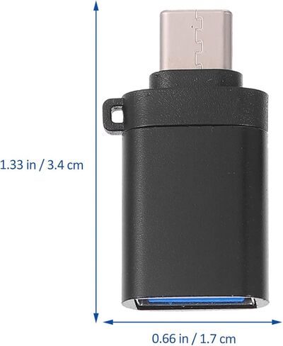 محول USB من النوع C إلى USB 3.0 مع وظيفة OTG محول نقل بيانات عالي السرعة لشحن الهاتف متوافق مع محركات أقراص الماوس ولوحة المفاتيح والأجهزة المحمولة in Kuwait