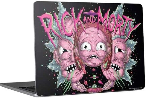 Skinit Decal Laptop Skin Compatible with MacBook Air 13in M4 (2025) - Officially Licensed Adult Swim Rick and Morty Rick and Morty Portal Eyes Design in Saudi Arabia