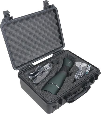 جراب Case Club Spotting Scope - يناسب Vortex Optics Viper 20-60×85 نطاق اكتشاف بزاوية في حقيبة سفر صلبة مقاومة للماء in Saudi Arabia