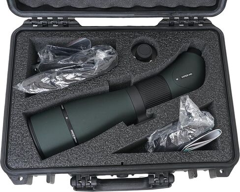 جراب Case Club Spotting Scope - يناسب Vortex Optics Viper 20-60×85 نطاق اكتشاف بزاوية في حقيبة سفر صلبة مقاومة للماء in Saudi Arabia