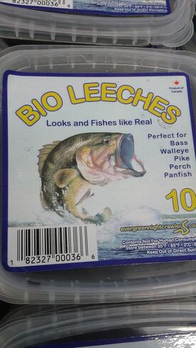 Bio Leeches 3 عبوات تبدو وأسماك مثل العلقات الحقيقية in Kuwait